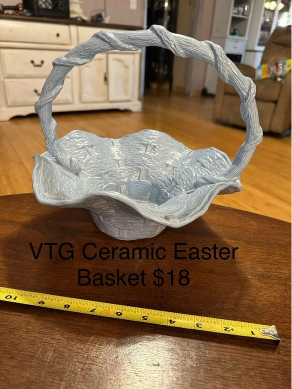 Vintage Ceramic Basket